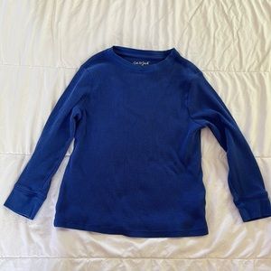 Cat and Jack boys long sleeve thermal shirt, size XS (4/5). Like new condition!
